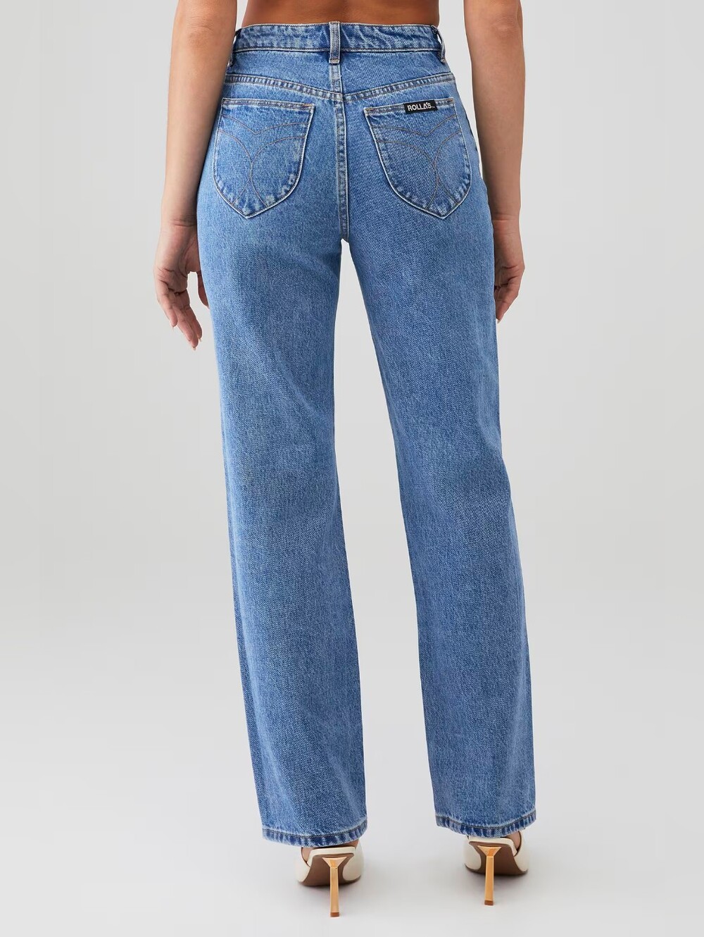Rolla's 90S RELAXED RIVER BLUE JEANS SIZE 25